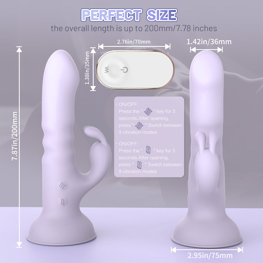 Tongue Licking Telescopic Vibrator Female Strong Vibration Female Masturbator Adult Toy Massage Stick Female Masturbator