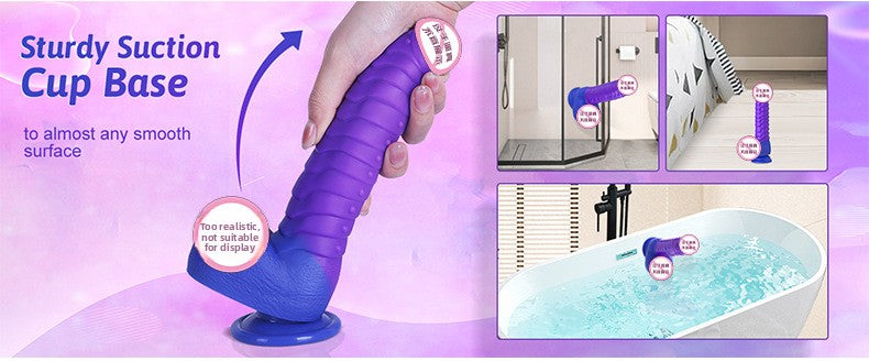 Cross-Border Hot-Selling Female Fake Penis Masturbator Machine Sex Toys Telescopic Swinging Electric Realistic Dildo Fake Body