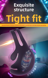 Anillo de bloqueo de semen, masturbador masculino, entrenador de testículos, funda para pene, productos para adultos, anillo vibrador de bloqueo de semen. 