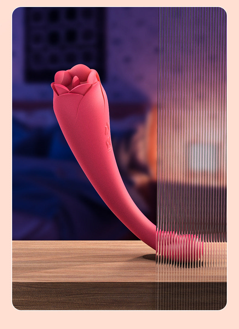 Tongue Licking G-Spot Vibrator for Women, Adult Sex Toy, Vibrating Tongue G-Spot Stick