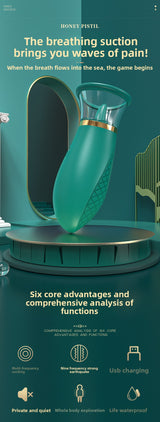 Clitoral Tongue Licking Device Sex Toy – Focused Suction Pulse