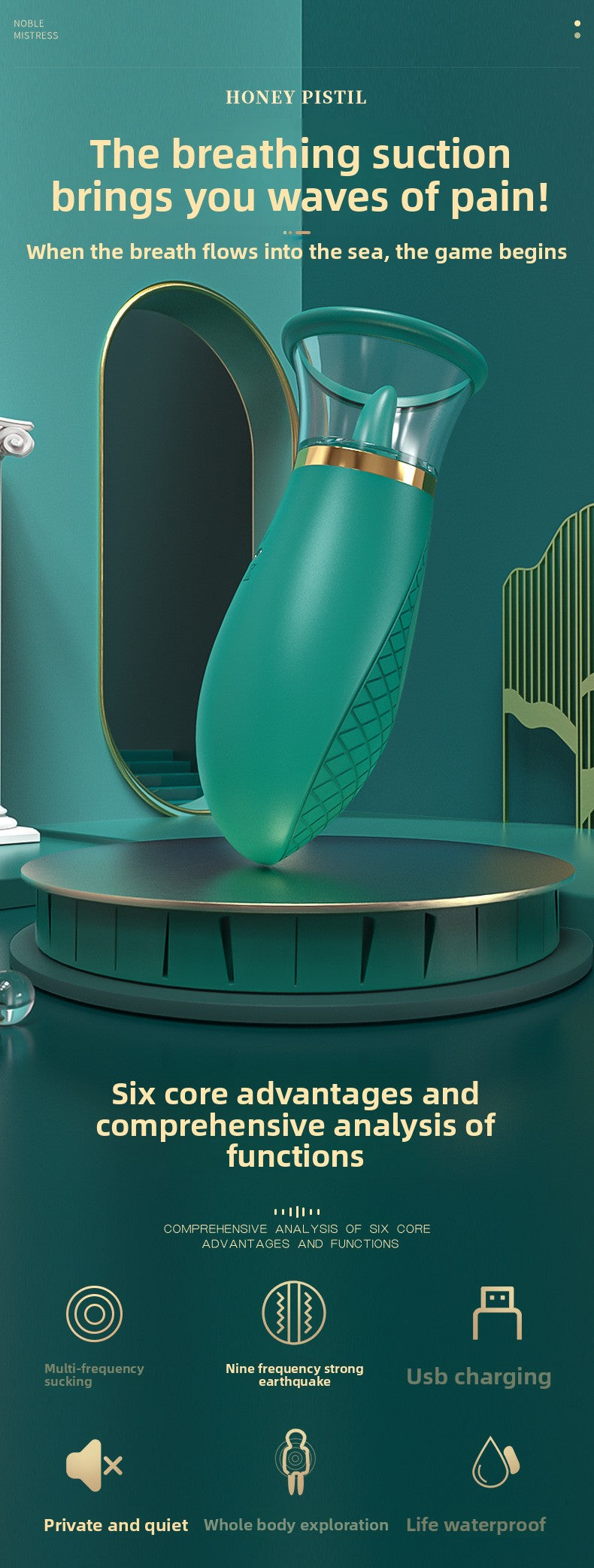 Clitoral Tongue Licking Device Sex Toy – Focused Suction Pulse