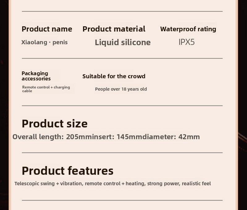 Custom Realistic Dildo Soft Flesh Lifelike Electric Telescopic Heating Female Fake Penis Masturbator AV Stick Adult Products