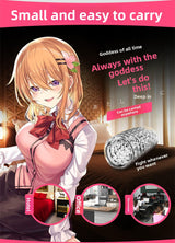 Adult sex toys transparent male masturbator penis exerciser