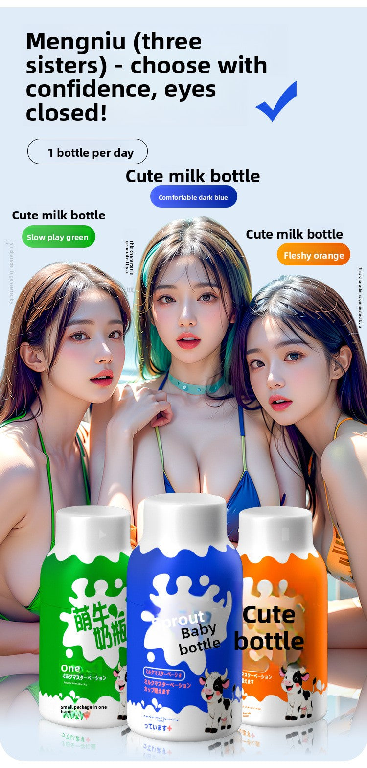 Baby Bottle Airplane Male Cup Inverted Mold Famous Device Penis Trainer Male Masturbation Artifact Adult Sex Toys