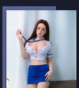 New Wholesale Realistic Female Human Version Intelligent Robot Stewardess Sexy Temptation Girlfriend Can Allow Blowjob Full Body