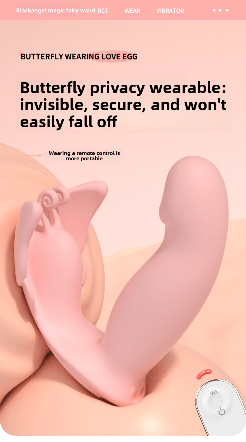 Butterfly Wearable Vibrator Remote Control Masturbator Female Toy Adult Product Vibrator Insertion