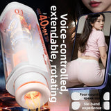 Adult Sex Products Electric Intelligent Fully Automatic Aircraft Cup Heating Telescopic Male Masturbation Artifact