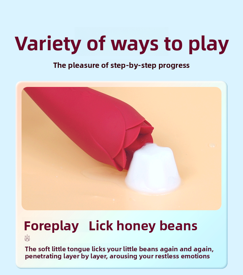 Tongue Licking G-Spot Vibrator for Women, Adult Sex Toy, Vibrating Tongue G-Spot Stick