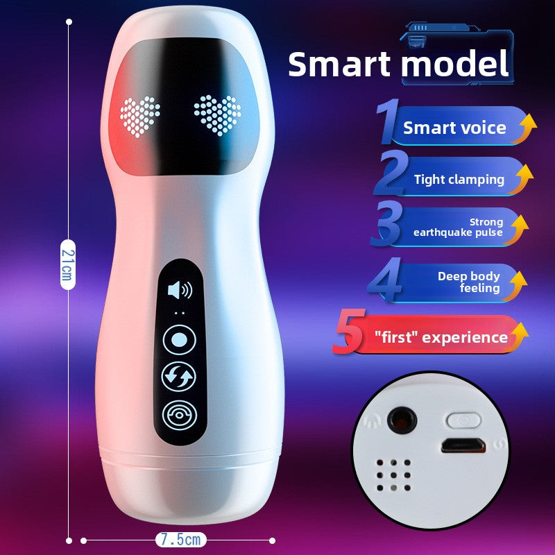 Adult Sex Inverted Mold Male Masturbator Automatic Intelligent Vibrating Heating Sex Toy