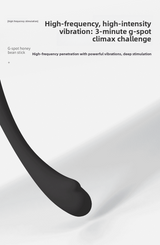 Mini vibrador de punto G para mujer, juguete sexual curvo fijo con vibración fuerte, masturbador femenino. 