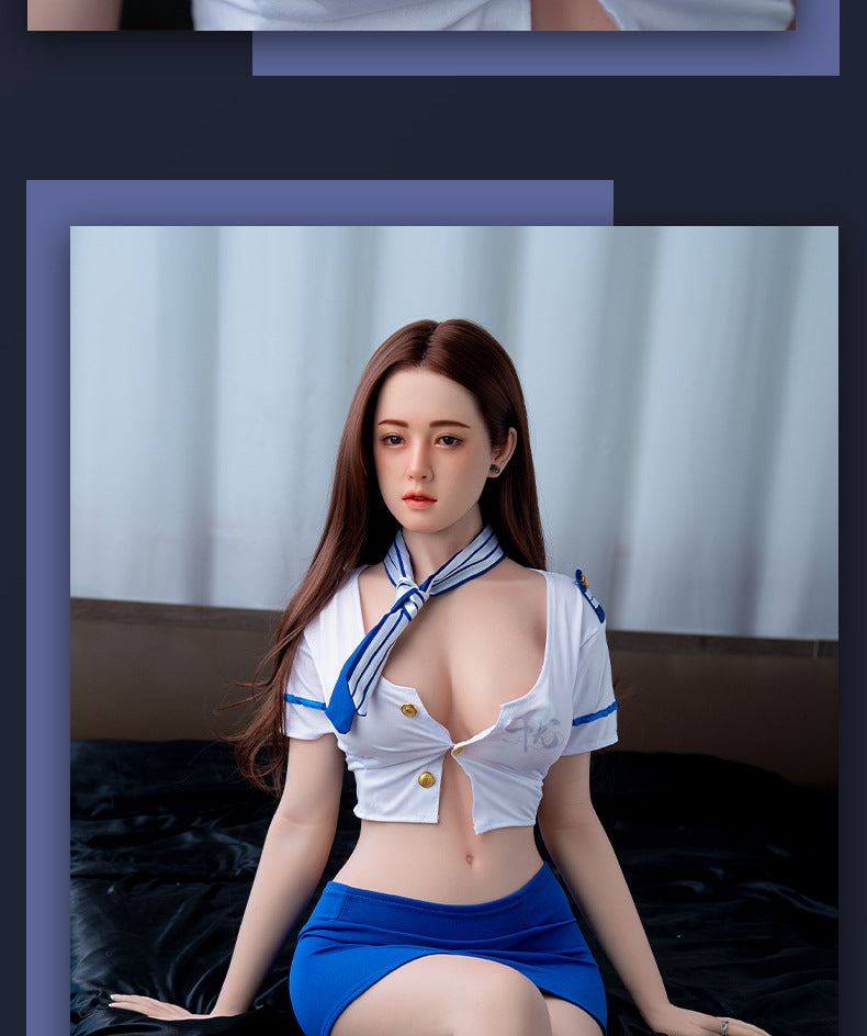 New Wholesale Realistic Female Human Version Intelligent Robot Stewardess Sexy Temptation Girlfriend Can Allow Blowjob Full Body
