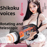 Adult Products Fully Automatic Intelligent Aircraft Cup Heating Telescopic Rotating Male Masturbation Artifact Sex Toy Factory