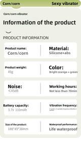 Textured Insertable Vibrator Sex Toy – Intense Pulse System