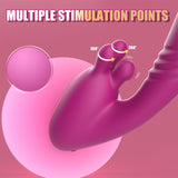 Kneading Vibrator Insertable Telescopic Female Masturbator Adult Toy Sex Product Vibrator for Women Strong Vibration