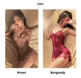 Sexy Lingerie for Women Plus Size See-through Temptation Strap Sexy Lace Nightdress Sleepwear Emotional Supplies Set