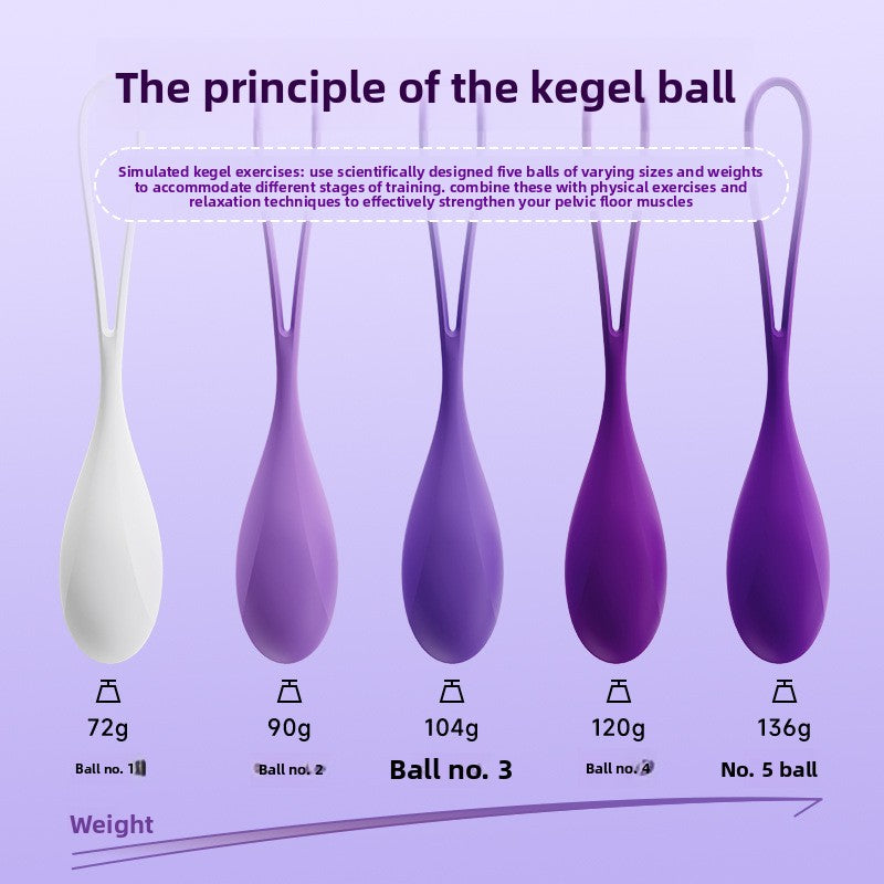 5-Piece Kegel Ball Trainer Sex Toy – Progressive Pelvic System