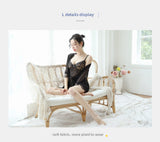 Sexy Lingerie for Women Plus Size See-through Temptation Strap Sexy Lace Nightdress Sleepwear Emotional Supplies Set