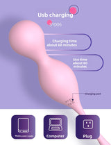 Vibrador invisible portátil con bola retráctil para mujer, masturbador inalámbrico con control remoto para coquetear, juguetes sexuales para adultos. 