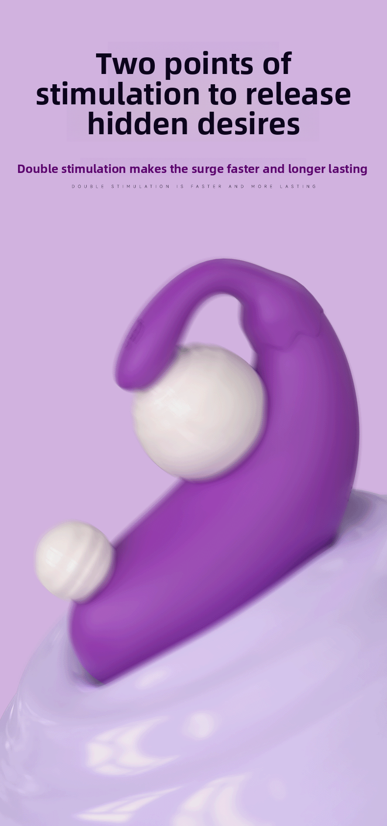 Remote Control Vibrator Egg Full Coverage Wearable Vibrator for Women Dual Point