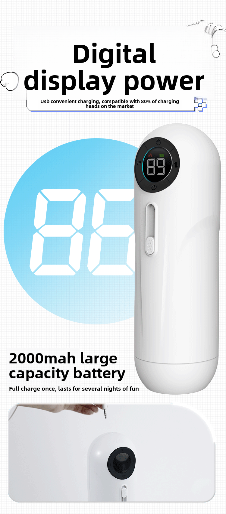 Fully Automatic Telescopic Vibrating Heating Aircraft Cup Male Masturbator Penis Exerciser Adult Sex Toys