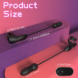 New Dual Ring Locking Semen Ring Vibrating Remote Control Telescopic Insertion Shared Prostate Massager Semen Locking