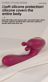 Kneading Vibrator Insertable Telescopic Female Masturbator Adult Toy Sex Product Vibrator for Women Strong Vibration