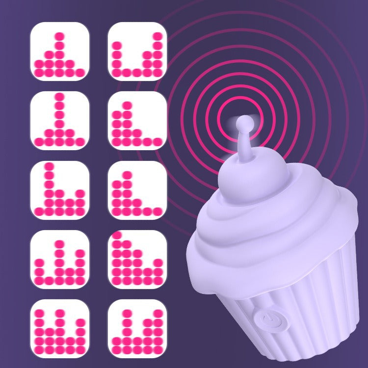 Huevo vibrador de helado, estimulador del punto G, masturbador femenino, modo multifrecuencia, base de carga magnética 