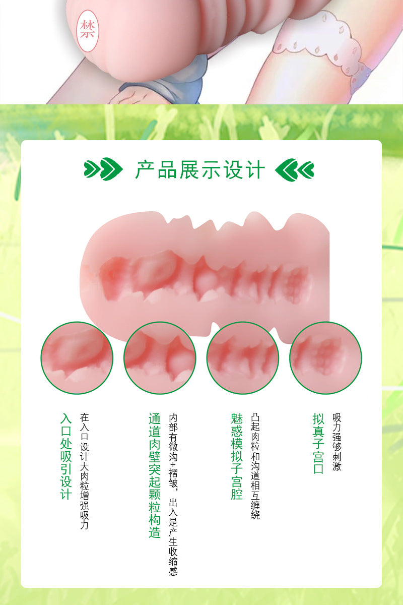 Masturbador masculino con forma de copa de avión 4D, dispositivo famoso de simulación de vagina, molde invertido, juguetes sexuales para adultos. 