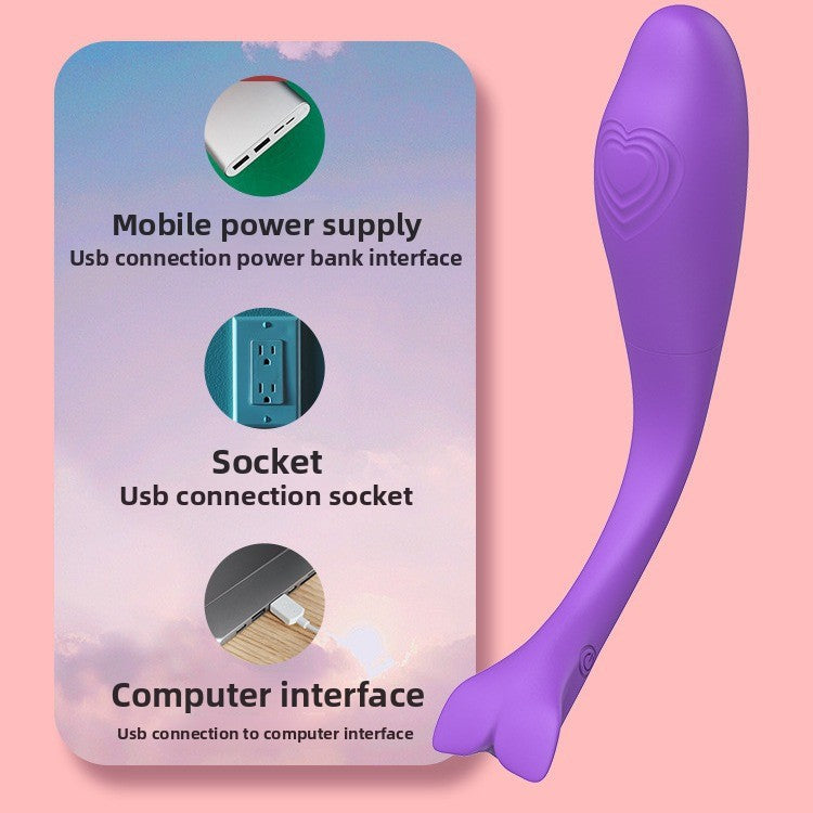 Vibrador con control remoto y aplicación Little Whale para mujeres, masturbador para orgasmos y punto G 