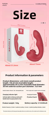 New Vibrator Female Masturbator Adult Toy Insertion Patting Adult Sex Toy Vibrator