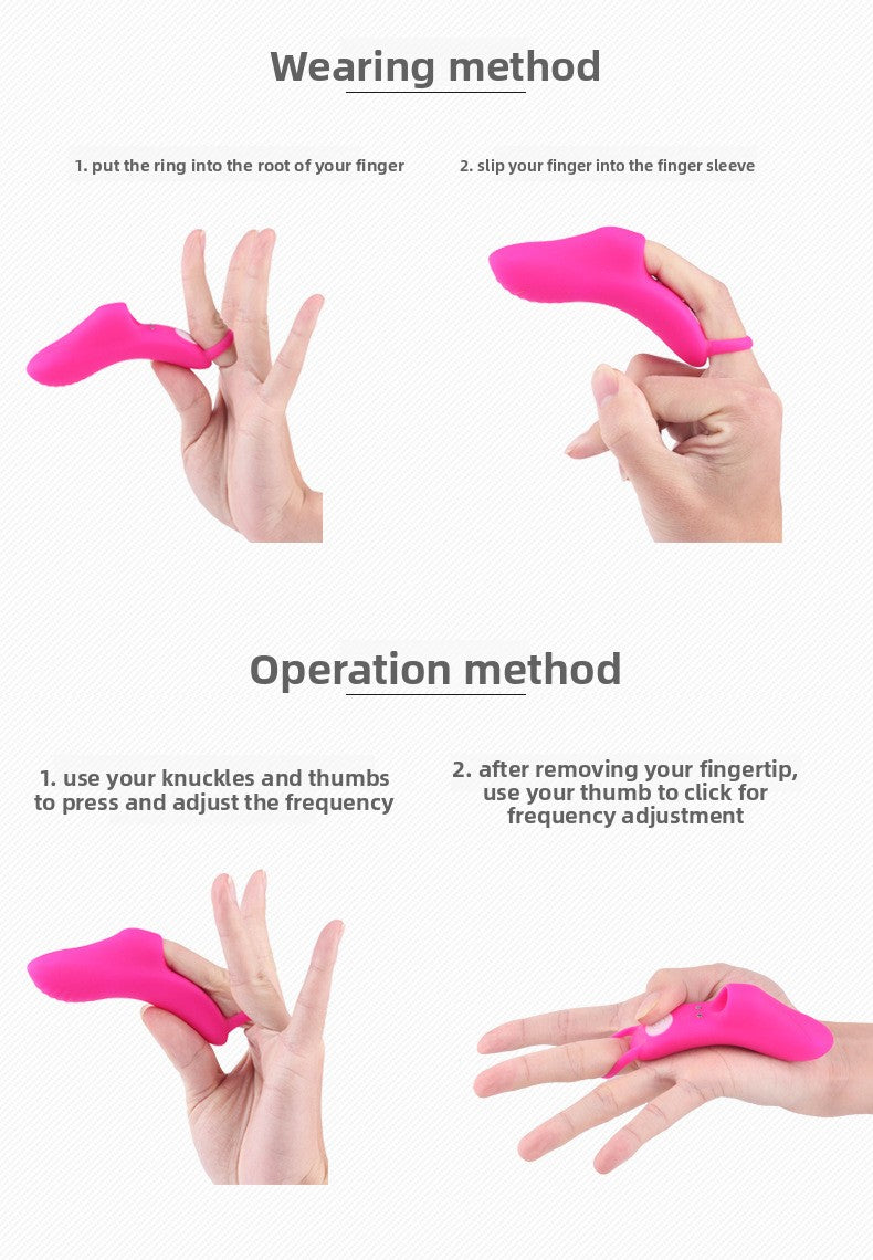 G-Spot Vibrating Finger Sleeve Sex Toy – Precision Touch Control