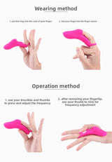 G-Spot Vibrating Finger Sleeve Sex Toy – Precision Touch Control
