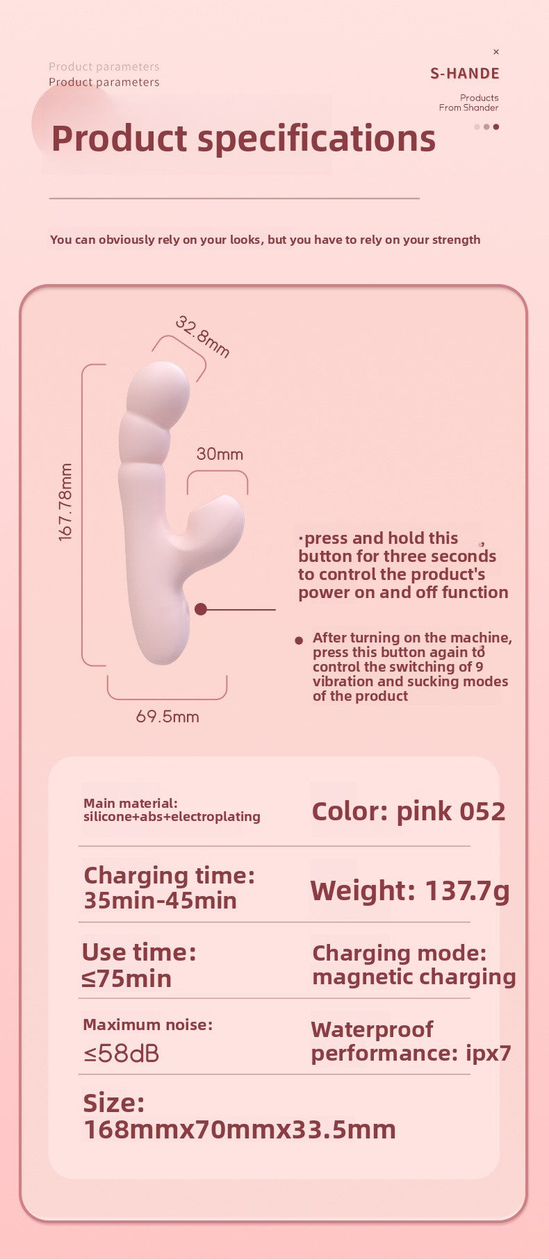 Compact Suction Vibrator Sex Toy – Precision Clitoral Pulse