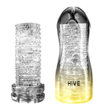 Transparent Airplane Cup Male Sucking Training Masturbator Adult Toy Inverted Mold Sex Toy