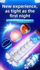 Airplane Cup Male Masturbator Penis Stretching Trainer Intelligent Muscle Building Training Masturbation Cup