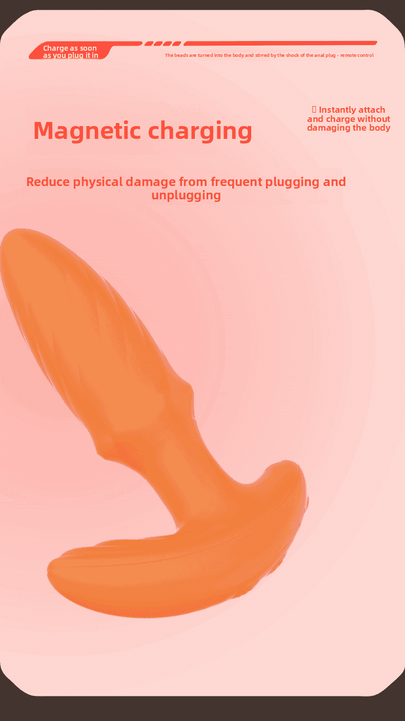 Recommended 360 Degree Rotating Silicone Anal Plug Toy Sex Products Back Court Female Toy Vibrating Anal Plug