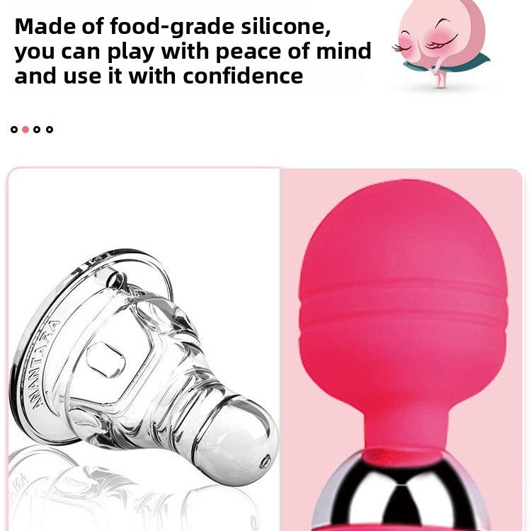 Masajeador vibratorio femenino, masturbación, orgasmo, vibrador AV, juguetes sexuales para parejas adultas. 