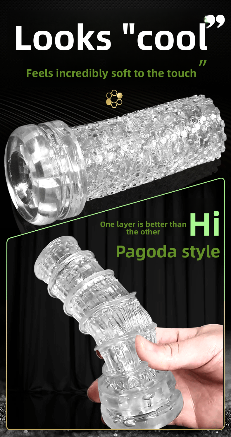 Transparent Airplane Cup Male Sucking Training Masturbator Adult Toy Inverted Mold Sex Toy