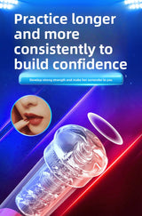 Airplane Cup Male Masturbator Penis Stretching Trainer Intelligent Muscle Building Training Masturbation Cup