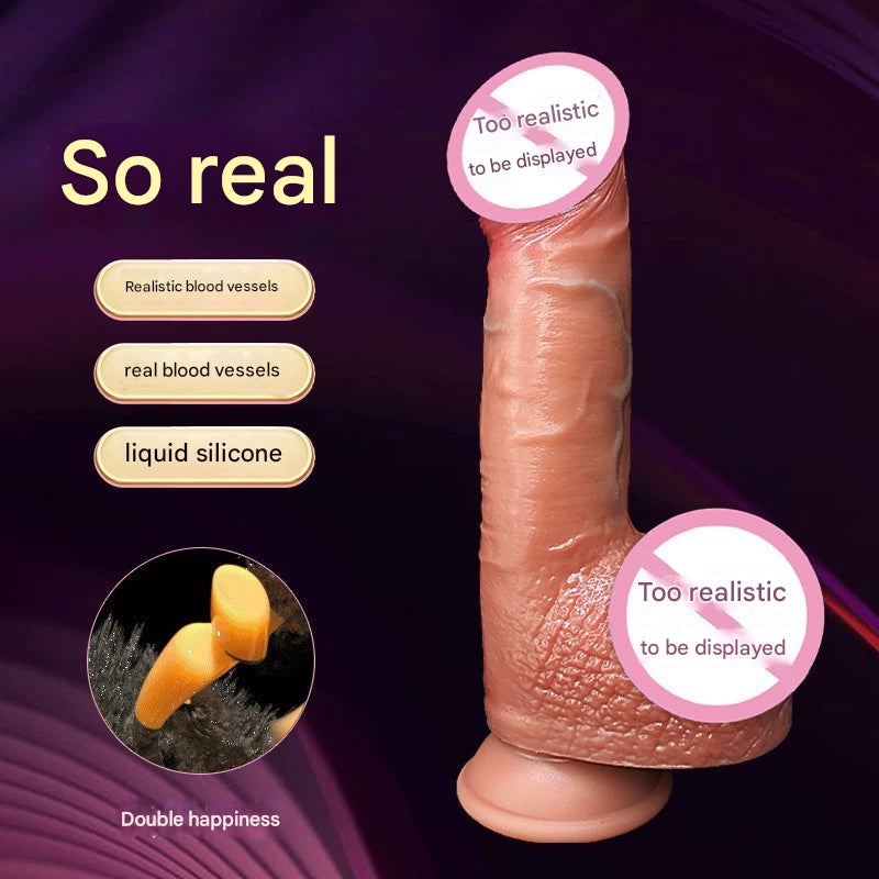 Liquid Silicone Water Spray Dildo Female Fake Penis Sex Toys Masturbation Stick Female Water Spray Manual Simulation Dildo
