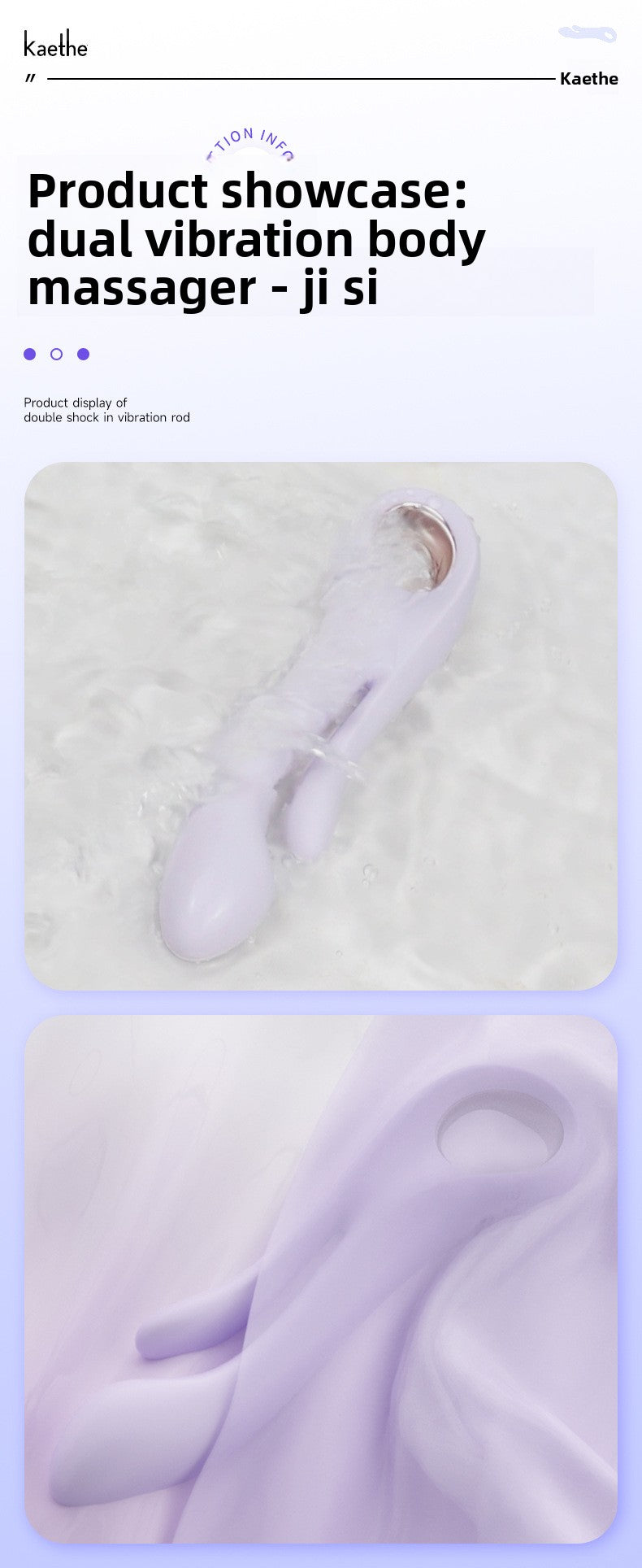 Dual Insert G-Spot Vibrator Sex Toy – Customizable Stimulation