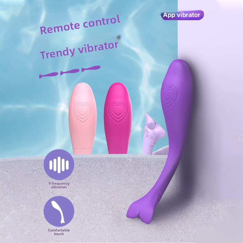 Vibrador con control remoto y aplicación Little Whale para mujeres, masturbador para orgasmos y punto G 