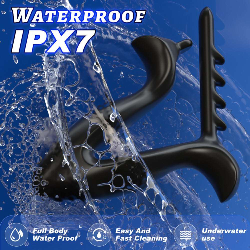 New Full Silicone Anal Expander Toy Adjustable Size Back Chamber Toy Electric Silicone Anal Plug Sex Toy