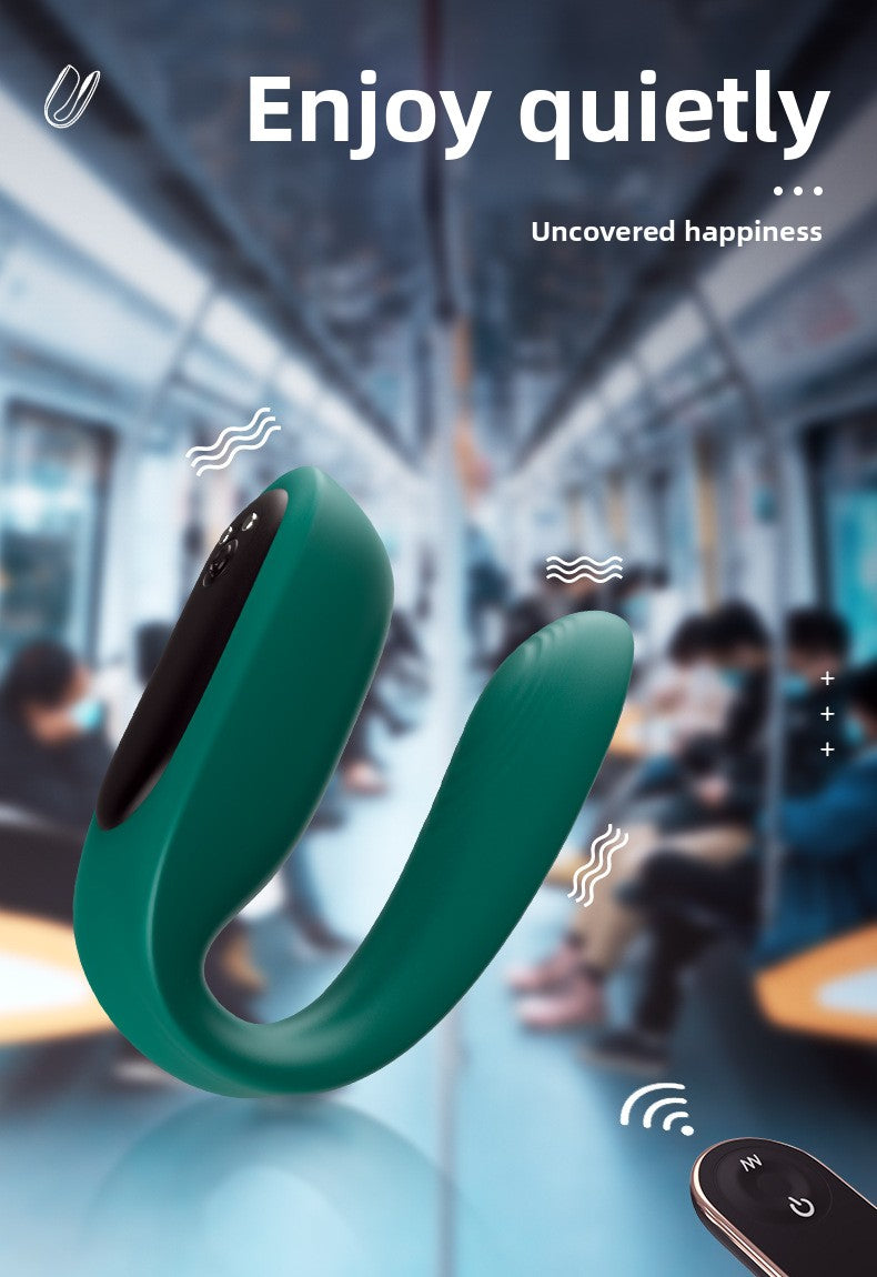 Female Vibrator Panties Wearable Vibrator U-Shaped Shared Outdoor Flirting Product Remote Control Vibrator