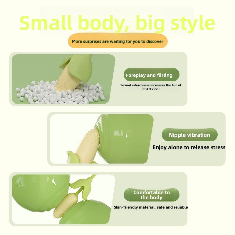 Textured Insertable Vibrator Sex Toy – Intense Pulse System