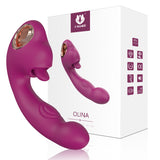 3-in-1 Tongue Licking Vibrator Sex Toy – Flapping G-Spot Motion