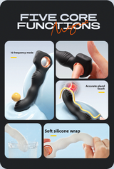 Adult Sex Toys Prostate Massager Anal Plug Male Anal Masturbator Vibrating Toy