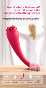 Tongue Licking G-Spot Vibrator for Women, Adult Sex Toy, Vibrating Tongue G-Spot Stick