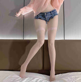 Sexy Fishnet Stockings Ultra-Thin Passionate Black Silk Temptation Transparent No-Remove Hot Bed Flirting Women